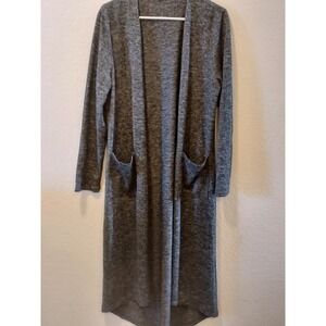 Arolina Full Length Cardigan, Black/Grey Multi, Classic, Sophisticated